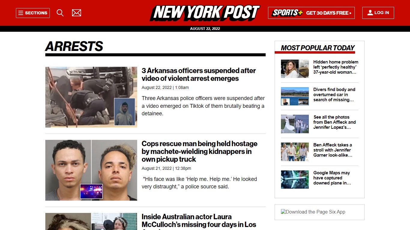 Arrests | New York Post